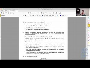 AS Level Biology Past Papers - Multiple Choice May/June 2017 Part 1