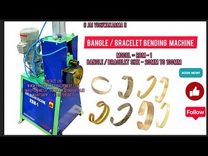 Bangle & Bracelet Ring Bending Machine | High-Precision Jewelry Tool Demo