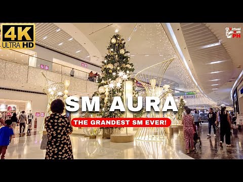 [4k] The GRANDEST SM Ever! | SM Aura Premier Walking Tour 2023 | Mckinley BGC, Philippines