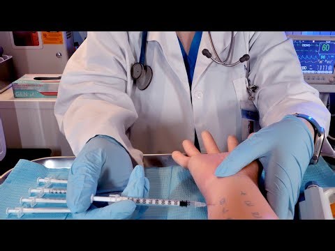 ASMR Hospital Allergy Testing | Skin & Eye Exam | Scratch & Intradermal Tests