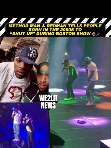 Method Man Tells People Born In The 2000s To “Shut The F*ck Up” During Boston Show !!