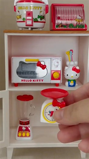 28K views · 438 reactions | 沉浸式布置kitty迷你橱柜 | 萌星玩具盒 Cutie Toybox | Facebook