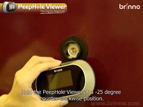 Brinno PeepHole Viewer - Installation Demo