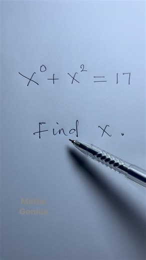 Finding x in the main equation | Mathematics Genius