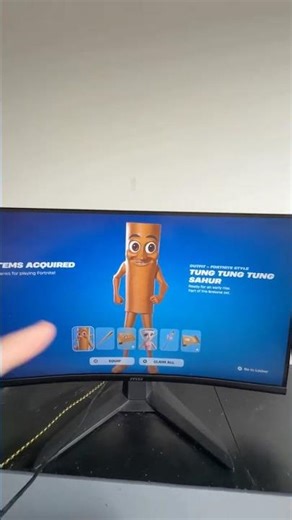 *FREE* TUNG TUNG SAHUR BUNDLE On FORTNITE!!.. #tungtungtungsahur #fortnitevbucks #fortniteclips