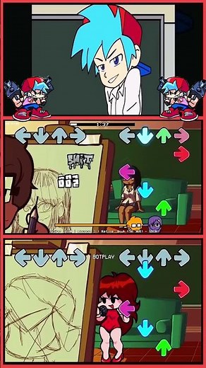 FNF But She Draws ME?! (Unexpected 😱) I FnF Pro Player #fnf #games