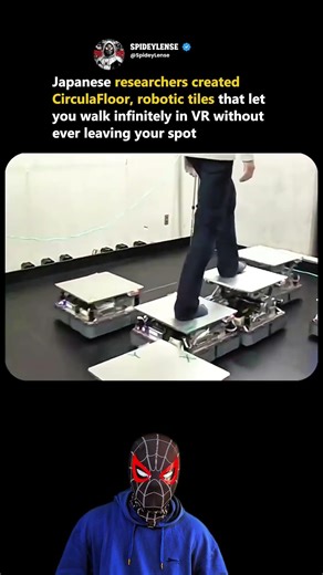 Japanese Invented Infinite Walking in VR #japan