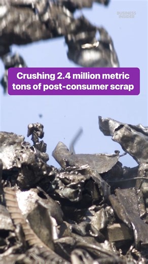 100K views · 498 reactions | Here’s how the Michigan scrap yard processes millions of tons of #aluminum. #recycling #landfill | Insider | Facebook