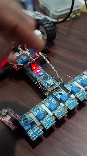Line Following Robot – Day 4 | Code Complete & ISP Programming #arduino #electronics #project