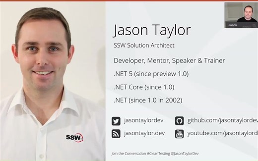 Clean Testing - Clean Architecture with .NET Core - Jason Taylor - NDC Oslo 2020