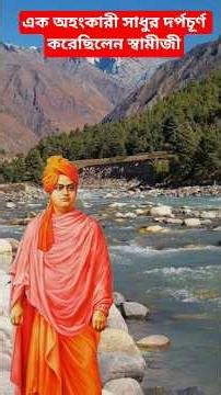 এক কথায় দর্পচূর্ণ করলেন স্বামী বিবেকানন্দ |এই কথা শুনে চুপ হয়ে গেল সাধু #shorts #youtube #swamiji