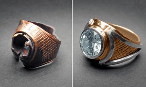 Transformation of an old ring in the hands of a master