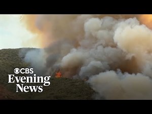 Evacuations in California as explosive fire burns over 80,000 acres