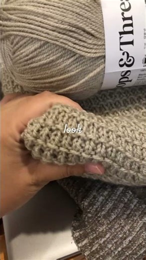 Loops and Threads Snuggly Wuggly yarn, Douce Accolade color. Brushwood pattern sweater knit plush