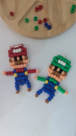 50K views · 491 reactions | tuto Mario ou luigi en perles pony beads diy beading  retrouve comment faire un Mario en perles étape par étape de façon super simple avec des perles pony pu des perles de rocaille #perles #perlesaddict #beads #beading #beaded | Manzabull' | Facebook
