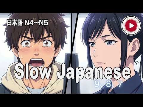 Slow Japanese Conversation | Listening Practice | The Late-Night Convenience Store
