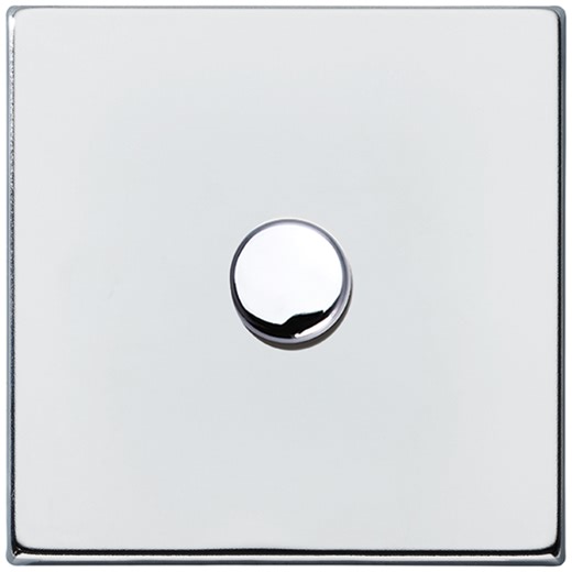 Hamilton LEDSTAT Hartland G2 Bright Chrome 1 Gang Rotary Master Wi-Fi 250W Smart Dimmer | UKES