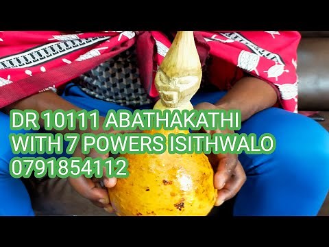 DR 10111 ABATHAKATHI WITH 7 POWERS ISITHWALO esingenabungozi live interview 0791854112
