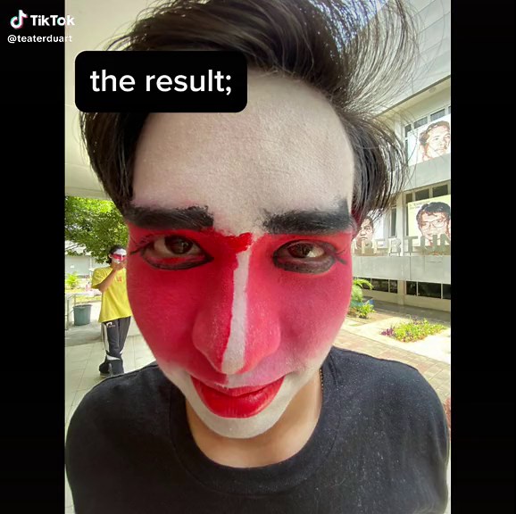 Chinese Opera Makeup Tutorial for Teater Duart Performance