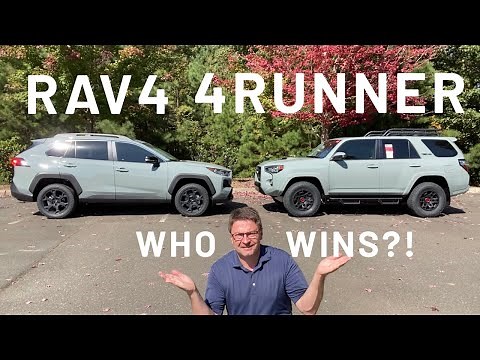 Lunar Rock Battle: 2021 4Runner vs RAV4 -- 2021 4Runner TRD Pro vs 2021 RAV4 TRD Off-Road