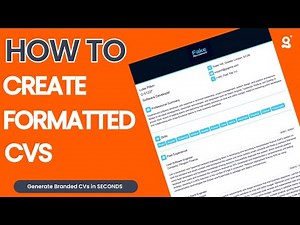 Create A Formatted Resume in Seconds Using Giig Hire