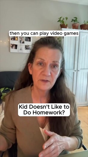 What do you do with an eight year old boy who doesn’t like doing homework, as he cries and flops on the floor? Well, if they flop on the floor, that’s on them, that’s their business. But I would just say your homework has to be done by a certain time at night (set the limit that works for your home) and then say you’ll check it. If not, there’s no TV tonight, or no screens tonight. Or you can use the as soon as method. Basically, it goes like this … sure you can watch tv, as soon as your homewor