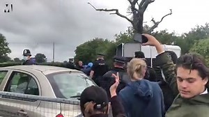 Geronimo the alpaca led away to be executed