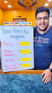 Best Apps for Students 🧑‍🏫 . FOCUS - FOREST MATH PROBLEM- PHOTO MATH NOTES - NOTION DIGITAL BOOKMARK - PAPERTAG . #apps #studentsapp #mathproblem #focus #studymaterial #ninfintytech #notes #notion #digitalboolmark #papertag #photomath #forestfocus #techtips #reels #instagood #explorepage . [ Apps, Student apps, study material, digital bookmark, focus, Math problem, papertag, tech] | Ninfinity Tech