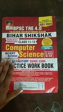 Computer Science Book for BPSC TRE 4.0 and stet. Computer teacher book. #computerscience #ytshorts