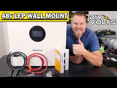 Humsienk 48v LFP Wall Mount Battery - Overview, Install, Discharge Test