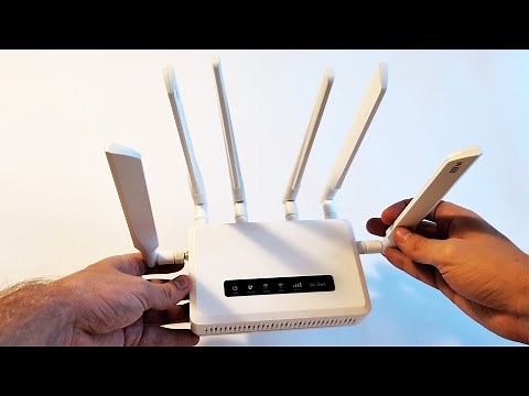 GL.iNet GL-X3000 Setup, Speed Test & Review - 5G Router w/ Antennas