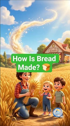 How Is Bread Made? 🍞 #Bread #HowBreadIsMade #BreadFactory #KidsLearning #viral #viralvideo