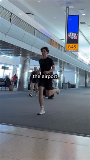 Landen Levine on Instagram: "The Airport Mile ✈️ #running #airport #lifestyle #college #dayinthelife #denver"