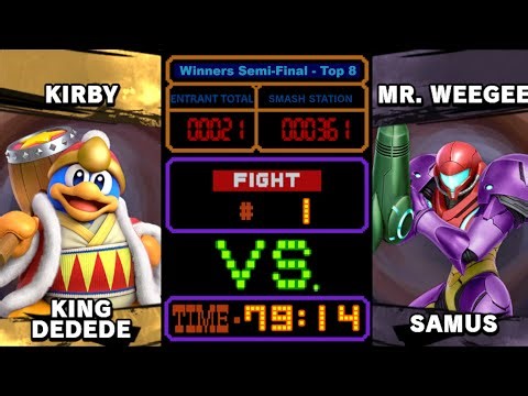 Smash Station: #361 - KIRBY vs Mr. Weegee - Winners Semi-Final - Top 8