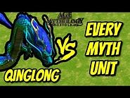 QINGLONG vs EVERY MYTH UNIT - Immortal Pillars - Age of Mythology- Retold