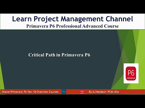5-Advanced Course-Critical Path, and multiple critical float in Primavera P6