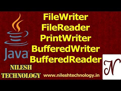 Java FileWriter | FileReader | PrintWriter | BufferedWriter | BufferedReader