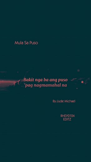 Mula Sa Puso Lyrics - Song with Music