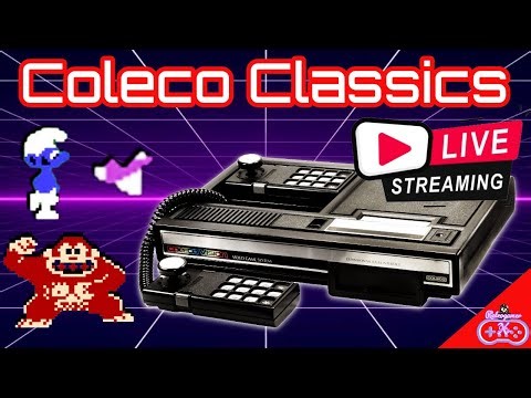 🎮 ColecoVision Classics Live: Donkey Kong, Zaxxon, Smurfs 🍺 Retro Gaming