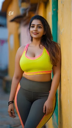 ✨🌸 Radiance Neon Sports Bra – Olive Green Leggings Ethnic Glam For Confident Women | #EthnicDrapes