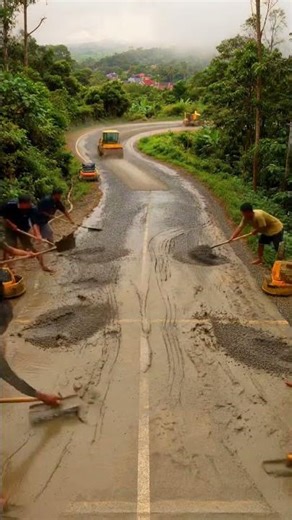Dangerous Mud Road to Perfect Mountain Highway
