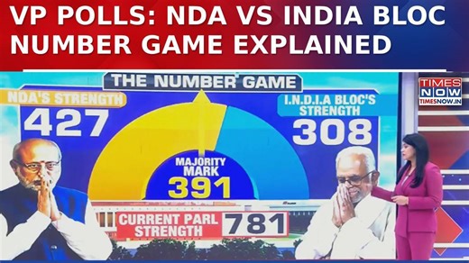 NDA Vs INDIA Bloc: Who Has Edge In Vice President Election? Complete Numbers Game Explained