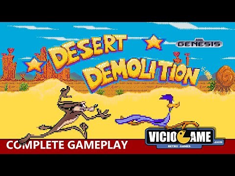 🎮 Desert Demolition (Mega Drive) Complete Gameplay