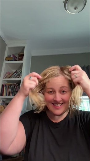 Air drying my hair with Odele Air Dry Styler