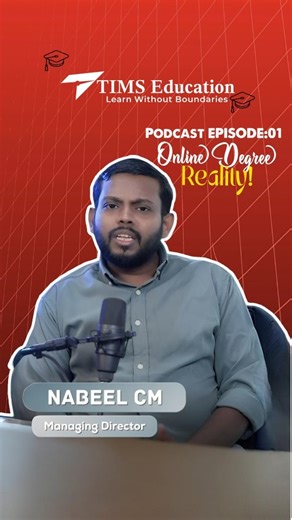 TIMS EDUCATION -sslc ,+2 online degree pg & distance learning on Instagram: "𝐓𝐚𝐥𝐤𝐬 @ 𝐓𝐈𝐌𝐒 presents: The truth about Online Degrees, Discover how Online Degrees open doors to success✨ #TalksAtTIMS #OnlineDegree #TIMSEducation #BrightFuture #podcastseries"