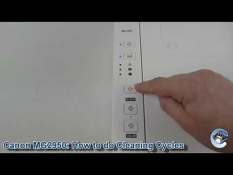 Canon Pixma MG2950: How to do Printhead Cleaning and Deep Cleaning Cycles to Improve Print Quality