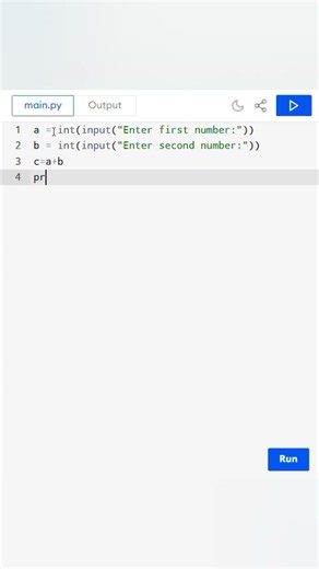sum python programming #python #coding #dailycodelearning #short