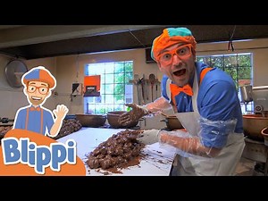 Blippi Visits a Chocolate Factory! | Fun & Educational Videos For Kids