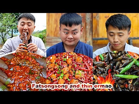 How to cook belly meat? | cooking | mukbangs | chinese food | mukbang seafood | songsong & ermao
