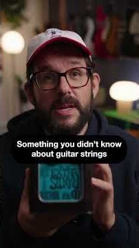 Something you didn't know about guitar strings